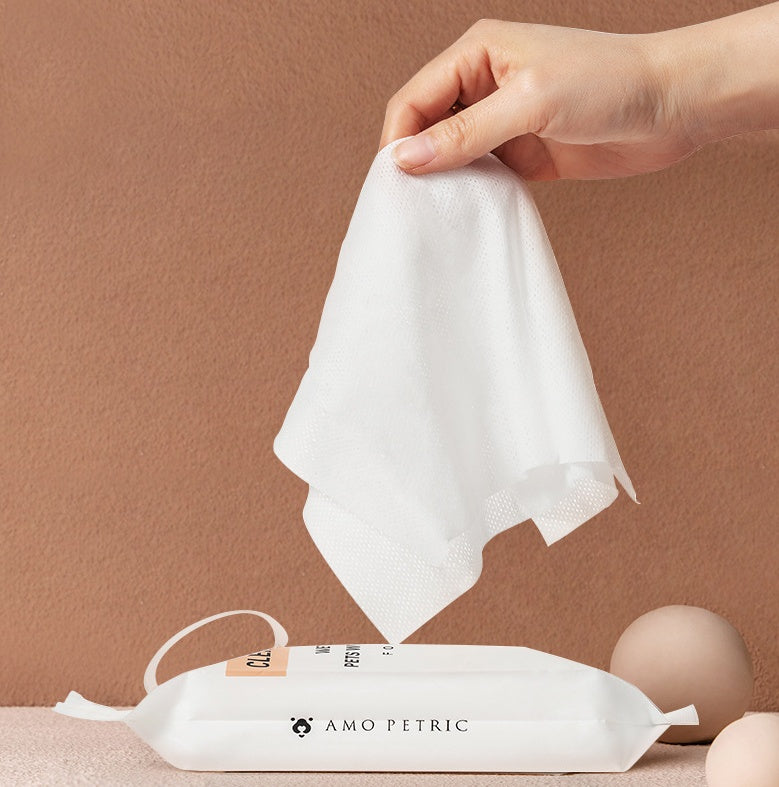 Pet Wipes for Dogs & Cats — Gentle Unscented Cleaning Wipes